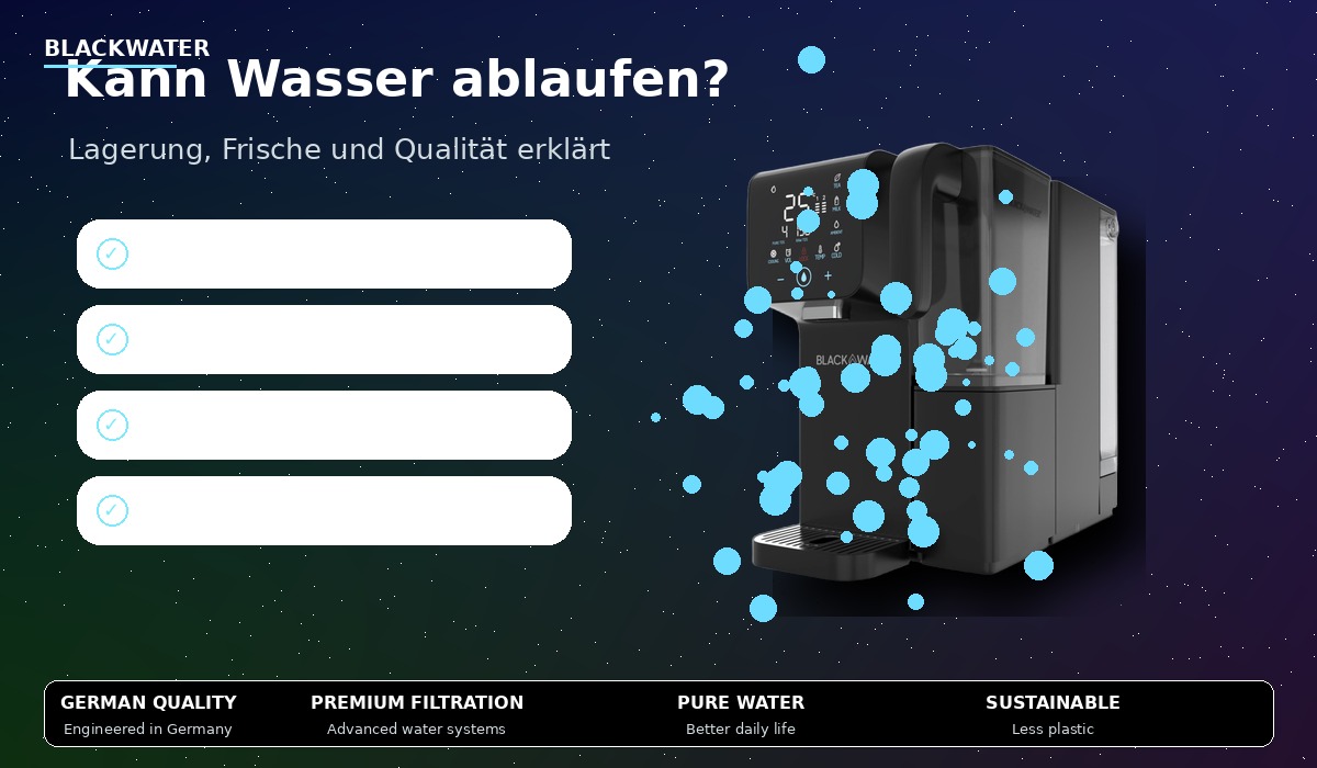 Frisches gefiltertes Trinkwasser in Glasflasche Frisches gefiltertes Trinkwasser in Glasflasche