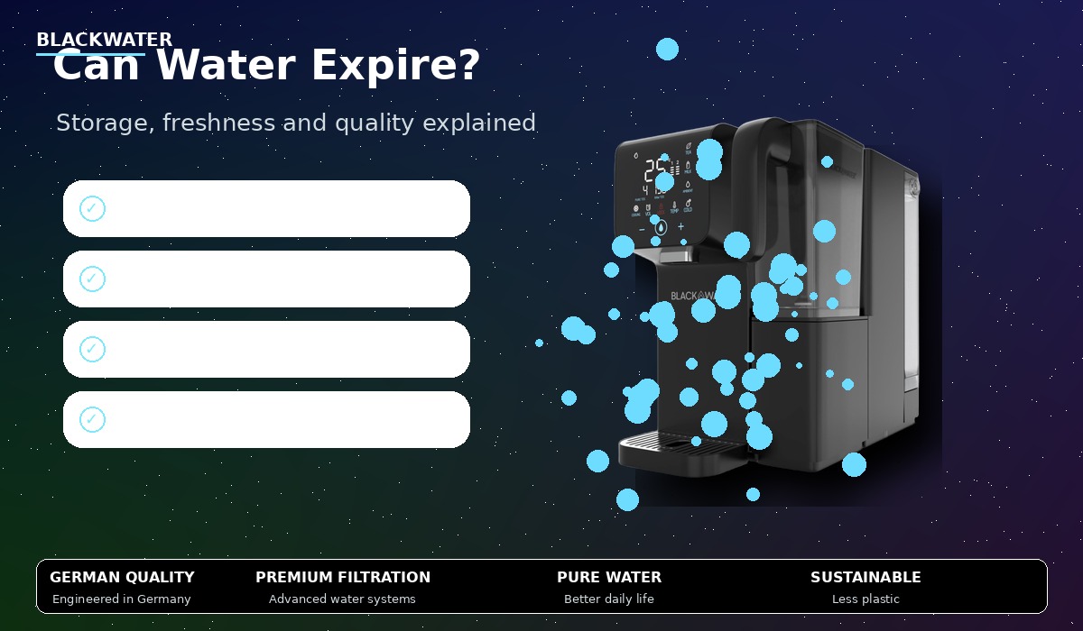 Fresh filtered drinking water stored in a glass bottle Fresh filtered drinking water stored in a glass bottle