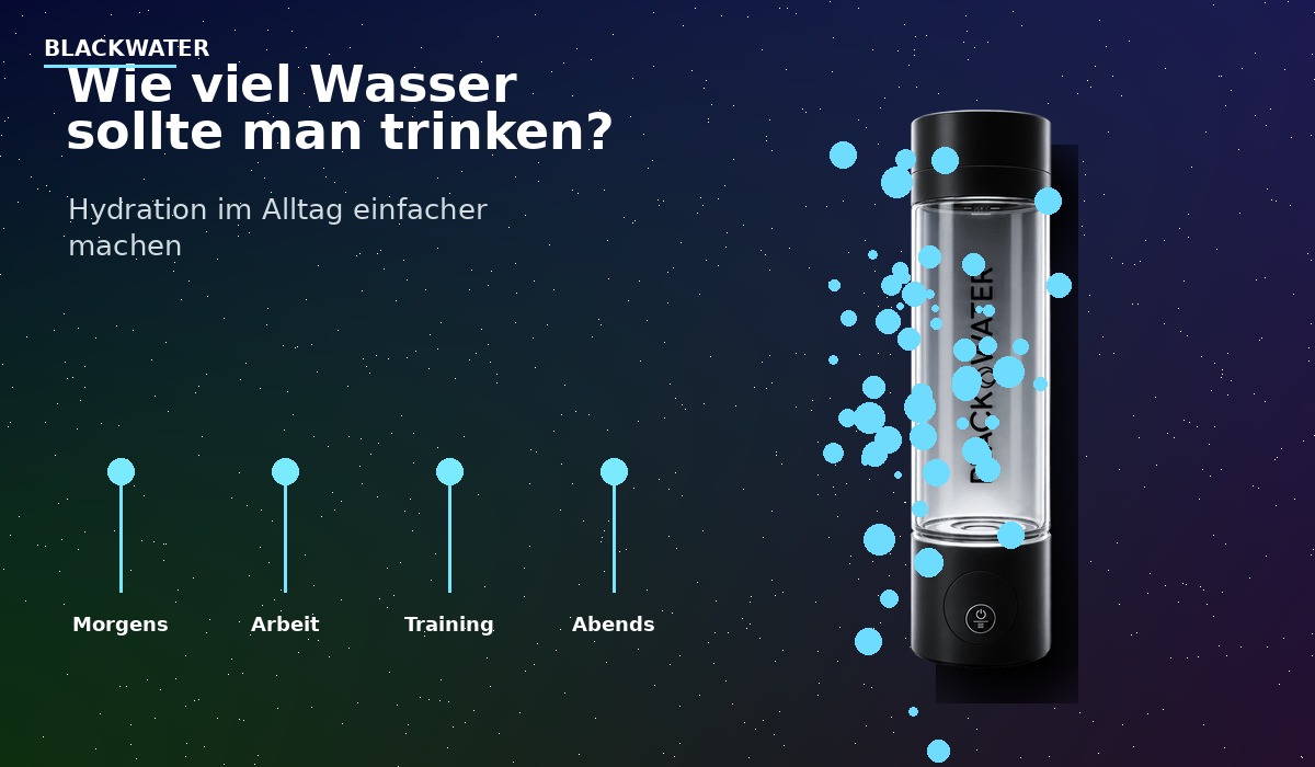 Tägliche Trinkmenge und gesunde Hydration mit Wasser Tägliche Trinkmenge und gesunde Hydration mit Wasser
