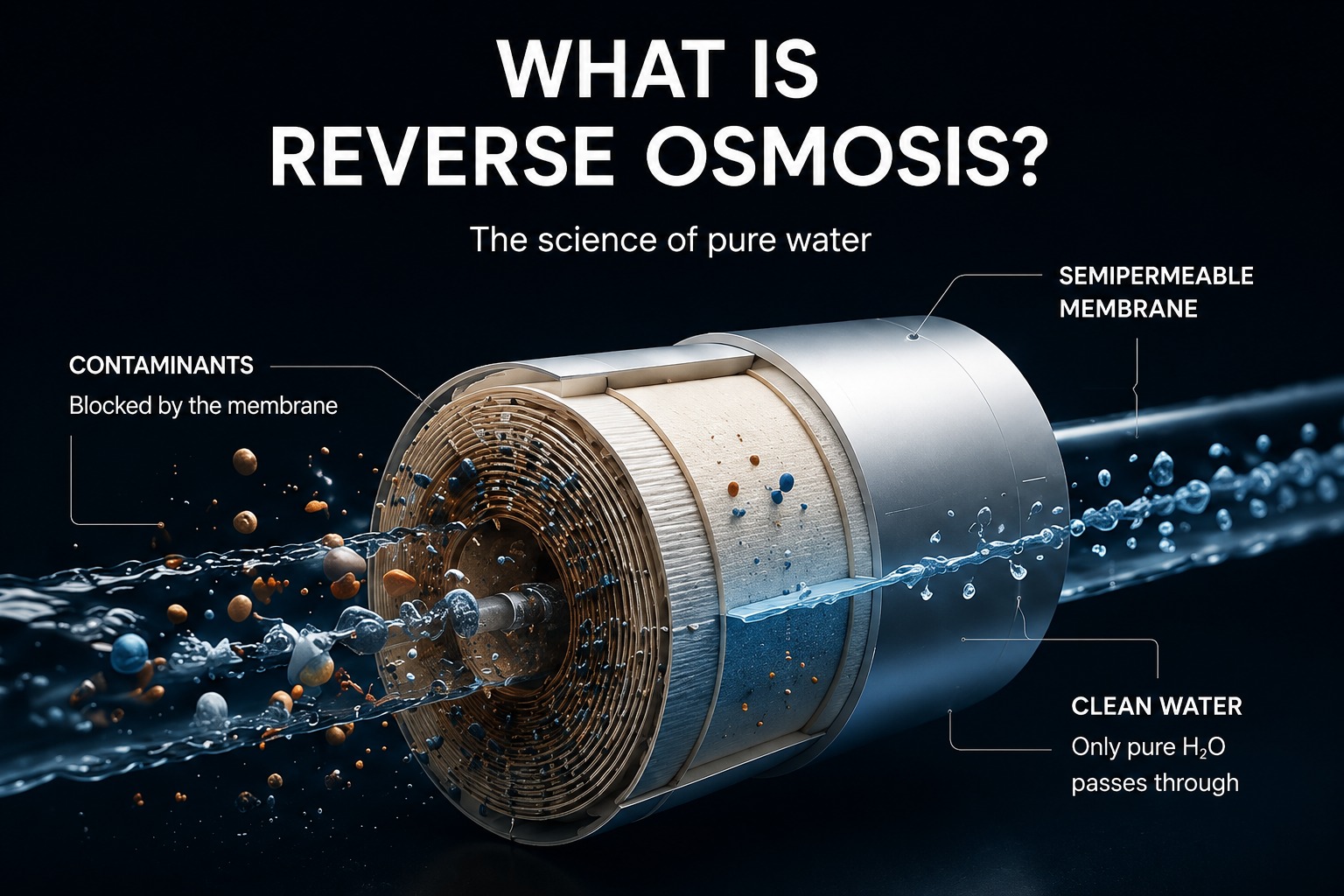 Reverse osmosis water filter system for pure drinking water Reverse osmosis water filter system for pure drinking water